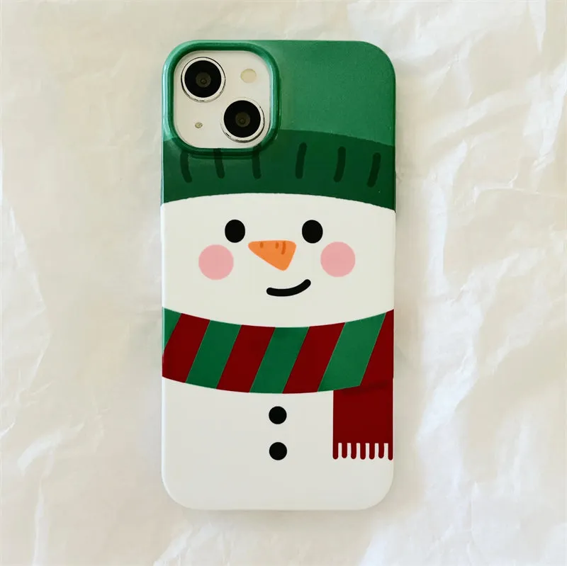 Kawaii Cute Cartoon Santa iPhone Case