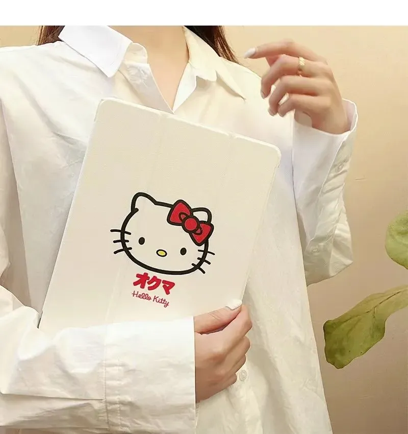 Kawaii Hello Kitty White iPad with Pen Slot
