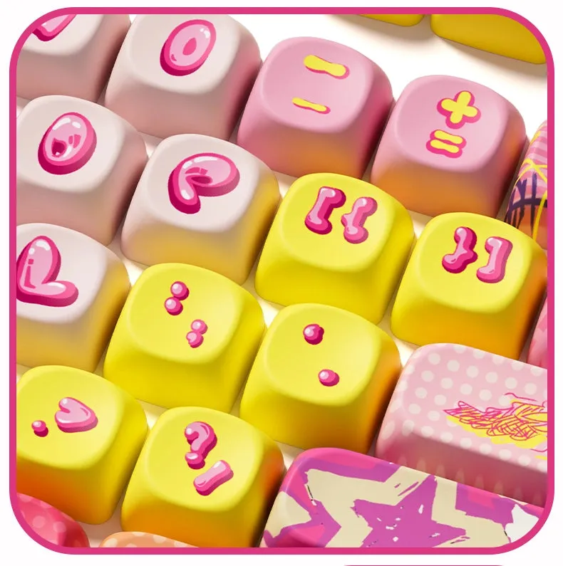 Kawaii Rainbow Candy Gaming Keycap
