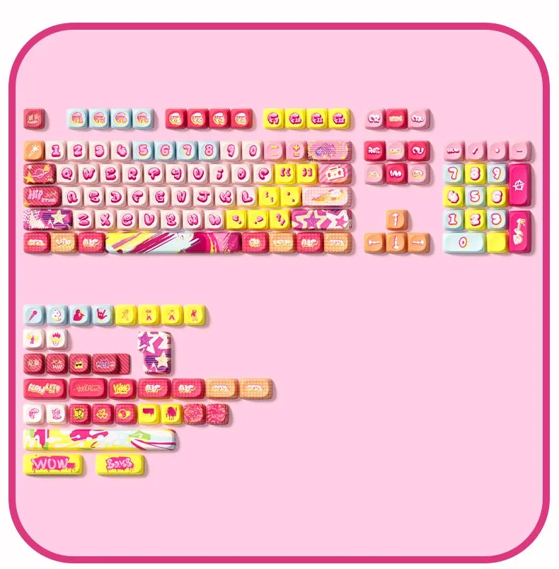 Kawaii Rainbow Candy Gaming Keycap