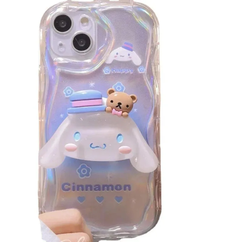 Kawaii Sanrio iPhone Case (My Melody, Cinnamoroll & Pompompurin)