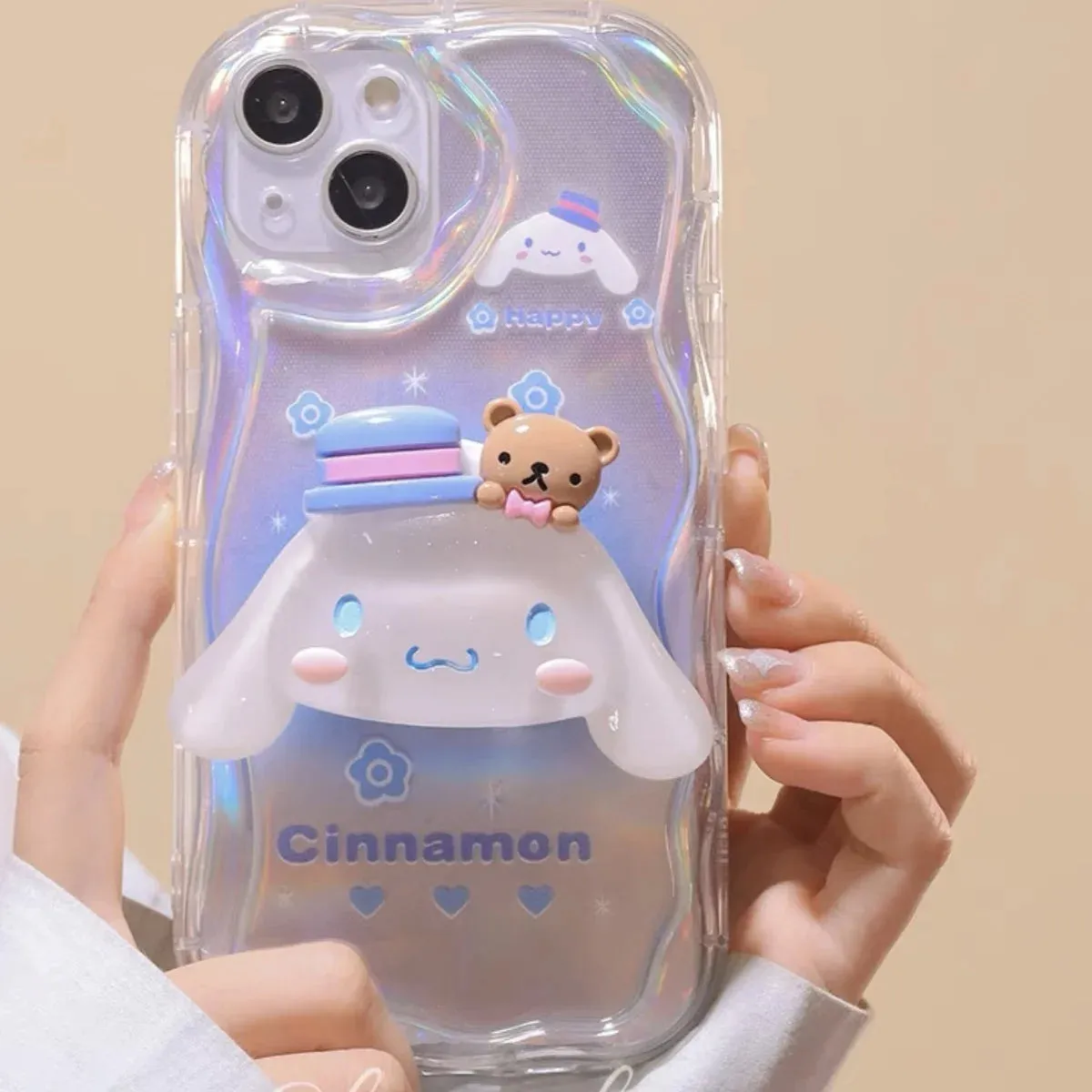 Kawaii Sanrio iPhone Case (My Melody, Cinnamoroll & Pompompurin)