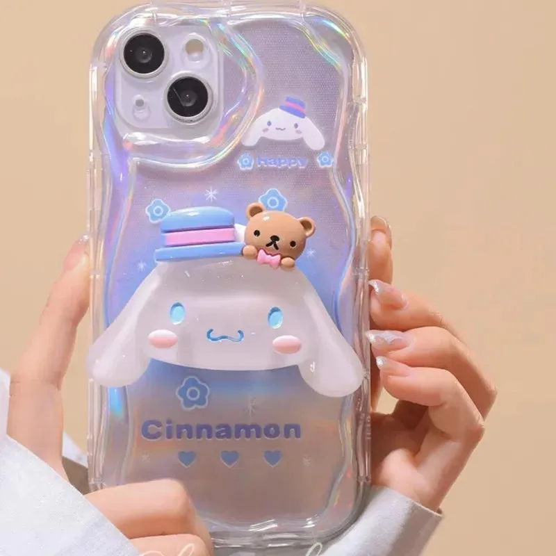 Kawaii Sanrio iPhone Case (My Melody, Cinnamoroll & Pompompurin)