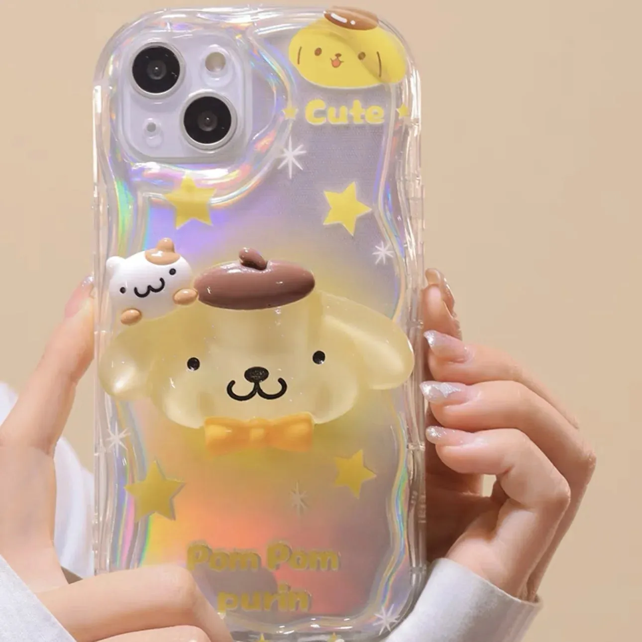 Kawaii Sanrio iPhone Case (My Melody, Cinnamoroll & Pompompurin)