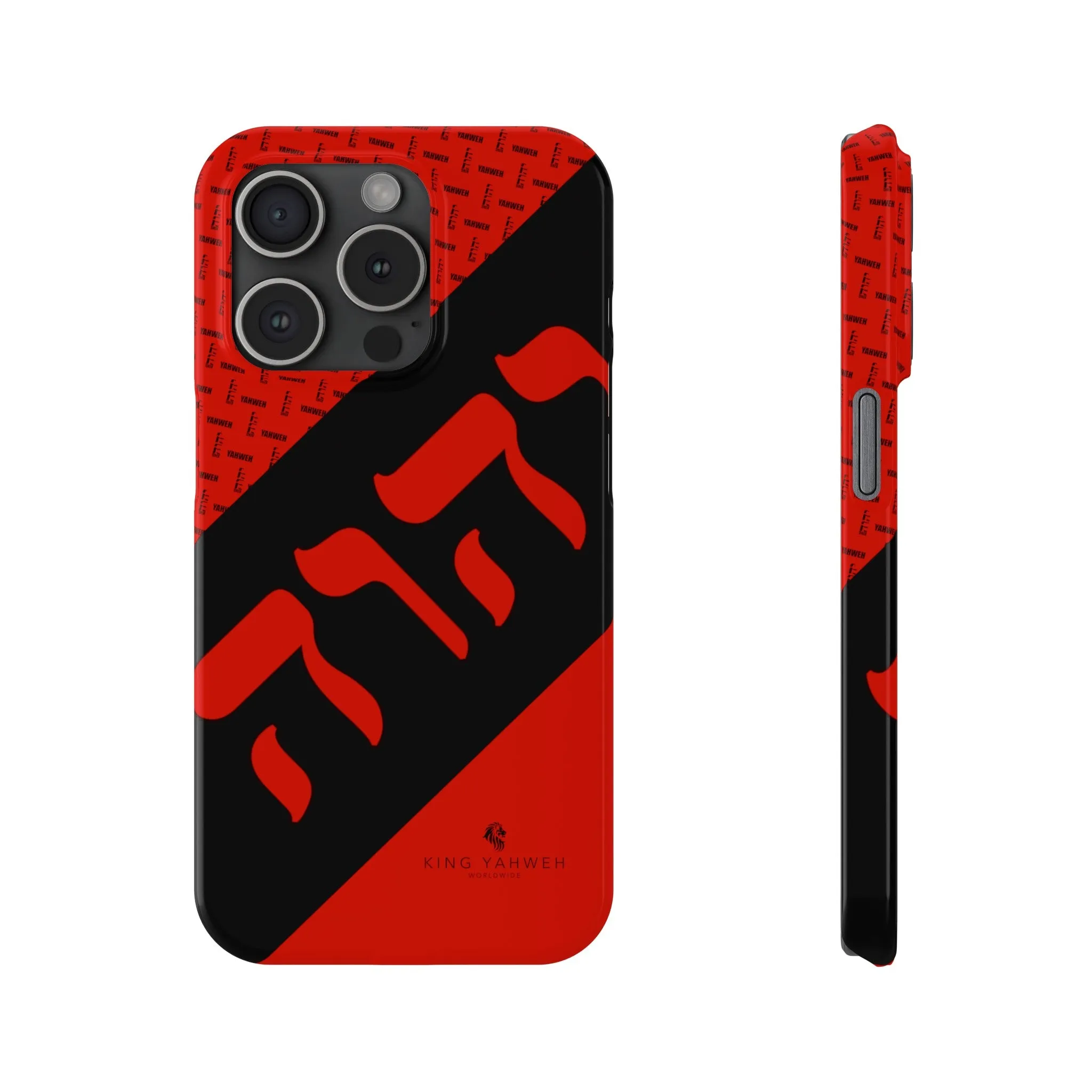 King YAHWEH Trend Keeper Slim Phone Case (Life Red)
