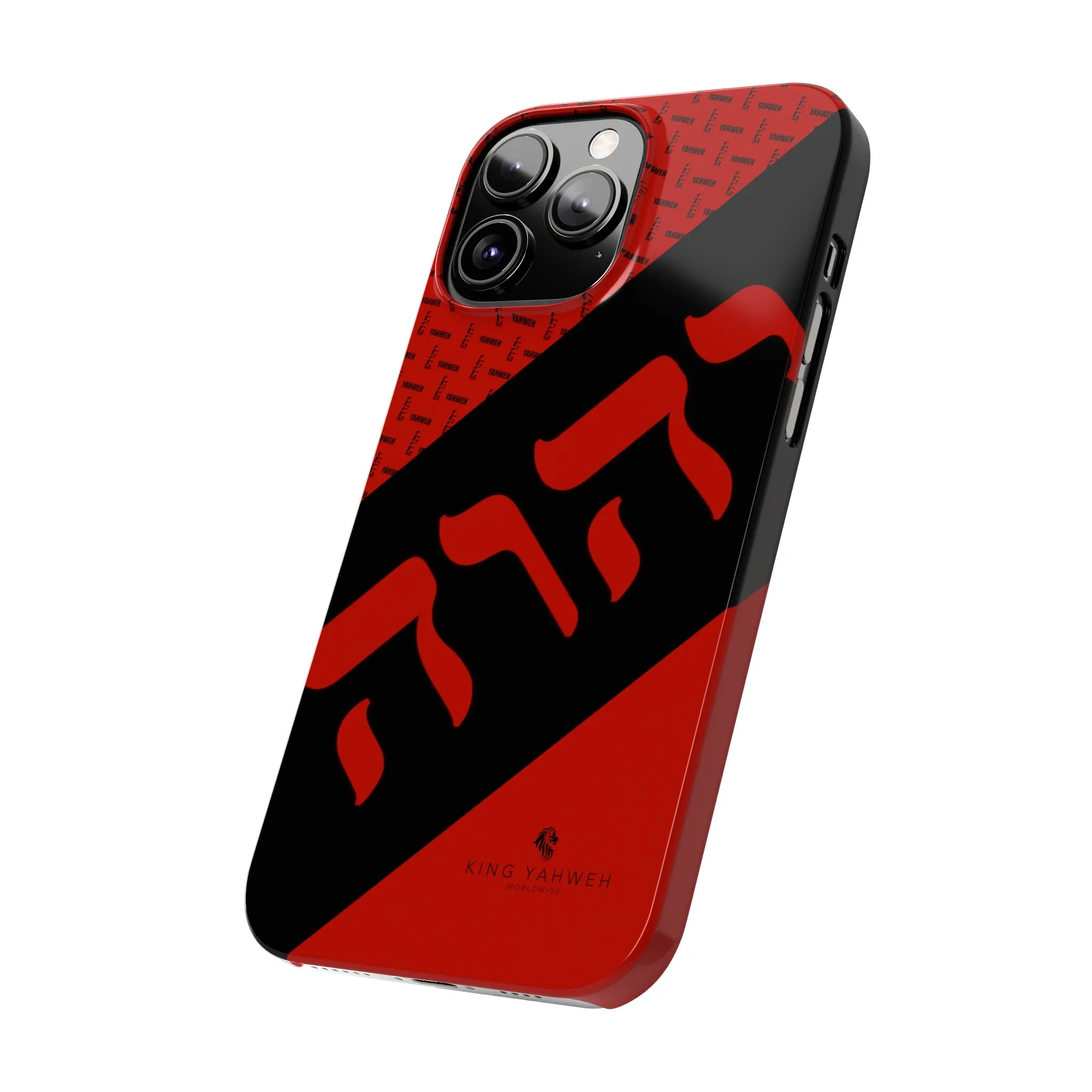 King YAHWEH Trend Keeper Slim Phone Case (Life Red)