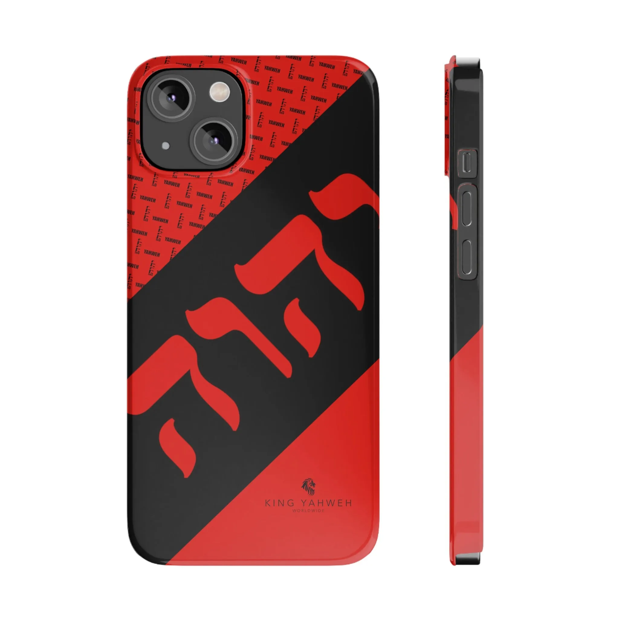 King YAHWEH Trend Keeper Slim Phone Case (Life Red)