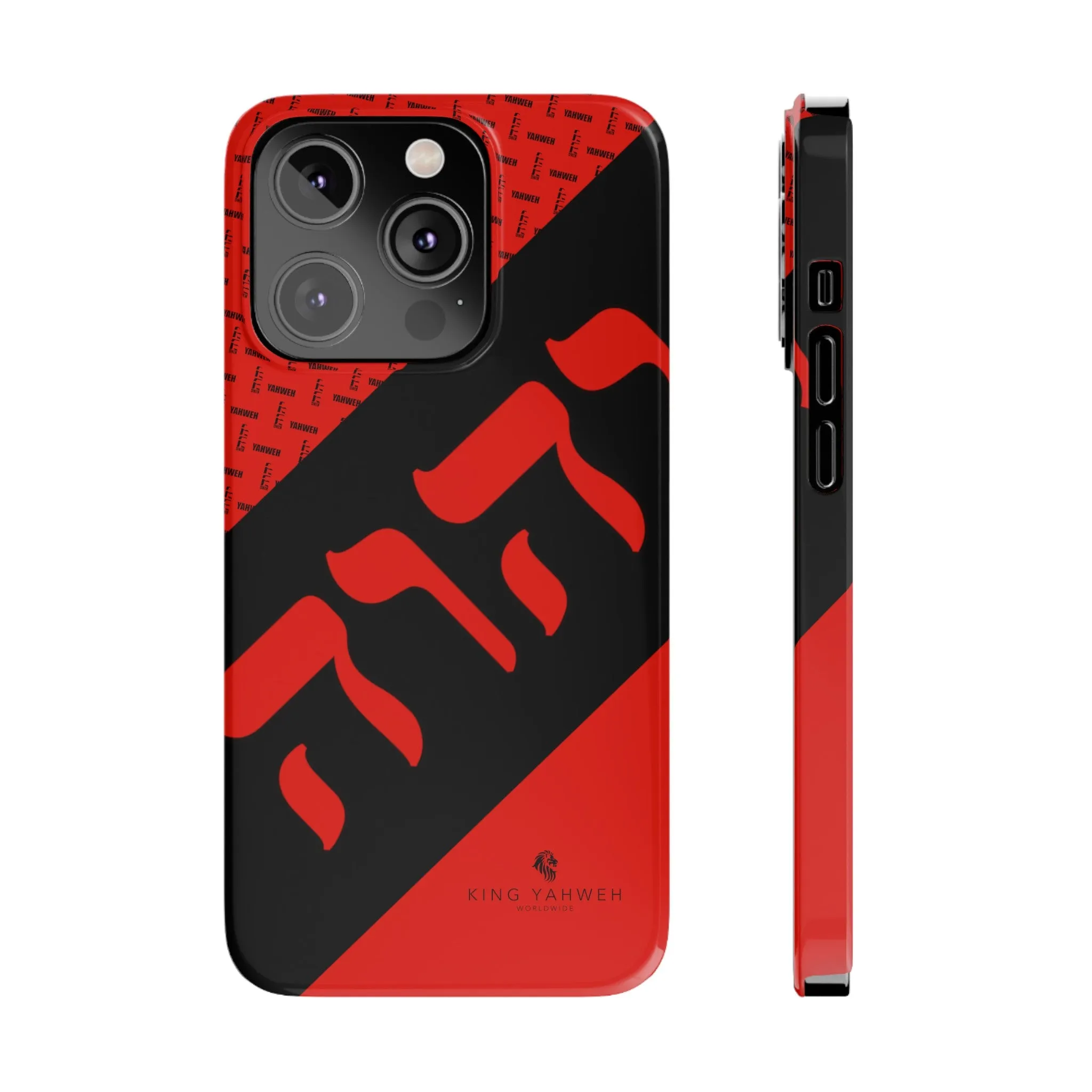 King YAHWEH Trend Keeper Slim Phone Case (Life Red)