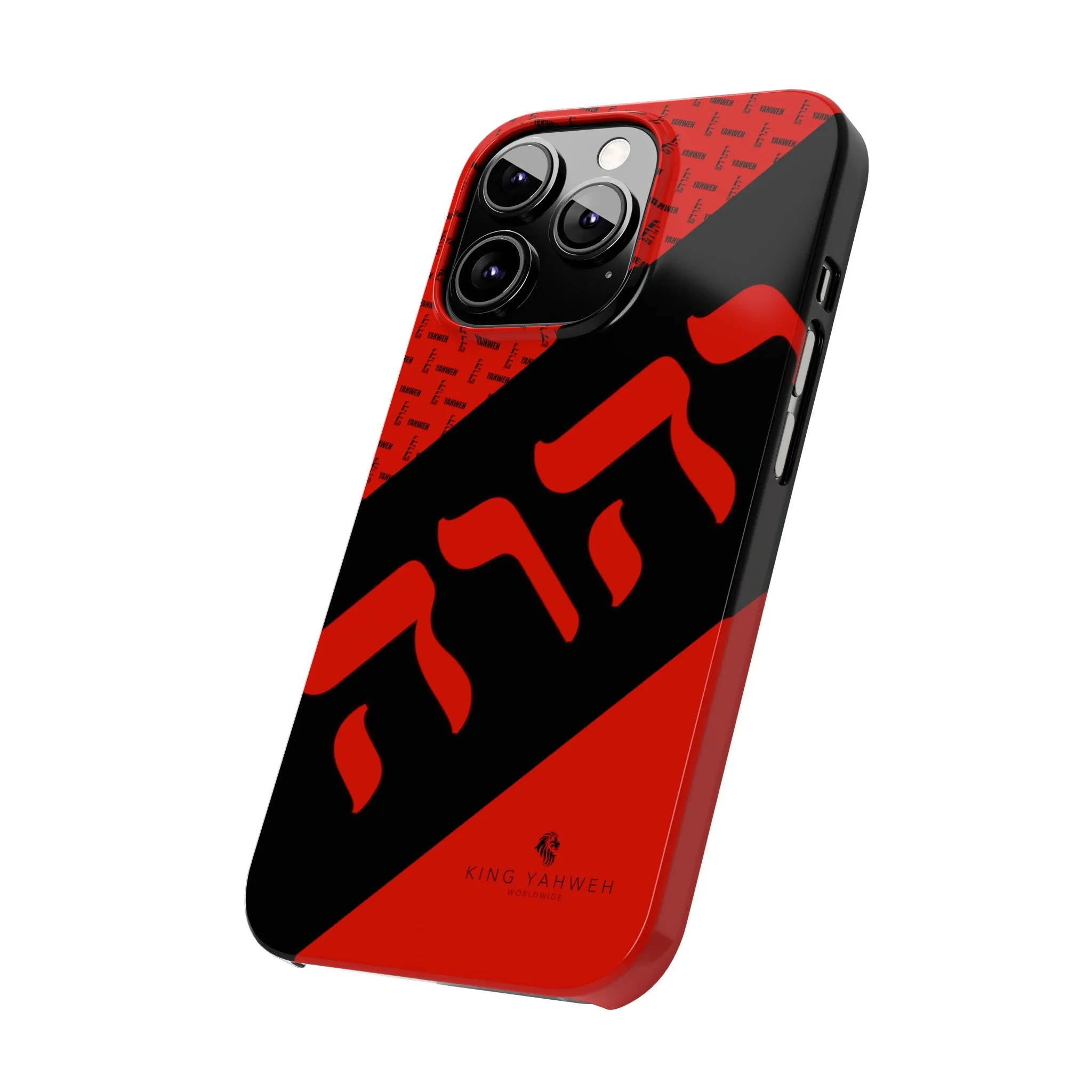 King YAHWEH Trend Keeper Slim Phone Case (Life Red)
