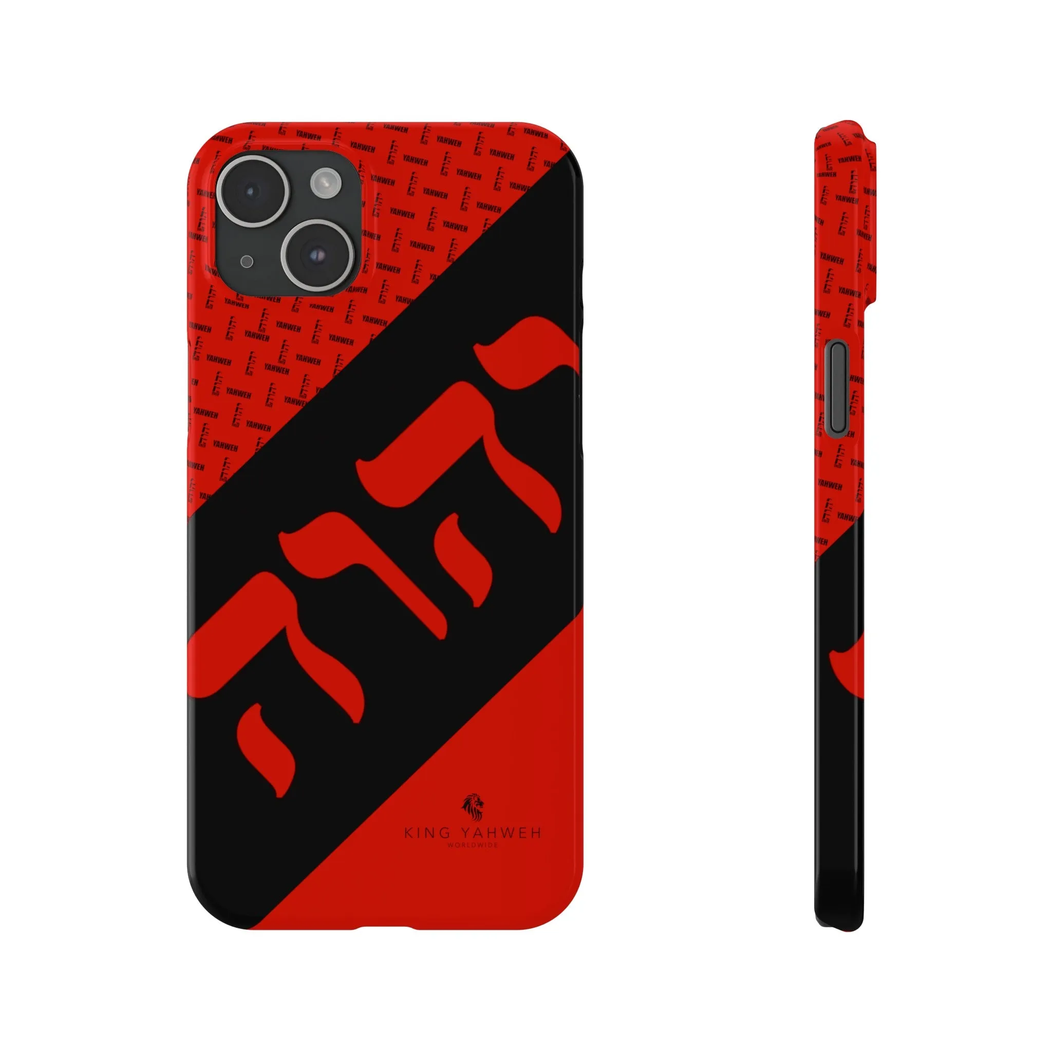 King YAHWEH Trend Keeper Slim Phone Case (Life Red)