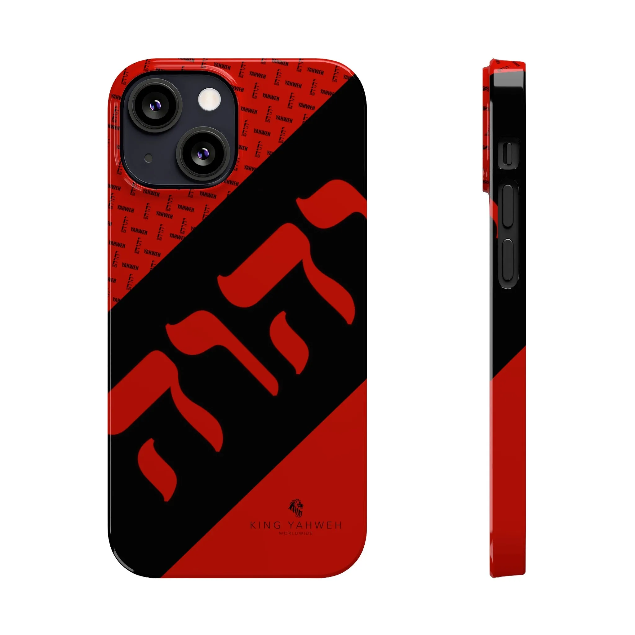 King YAHWEH Trend Keeper Slim Phone Case (Life Red)