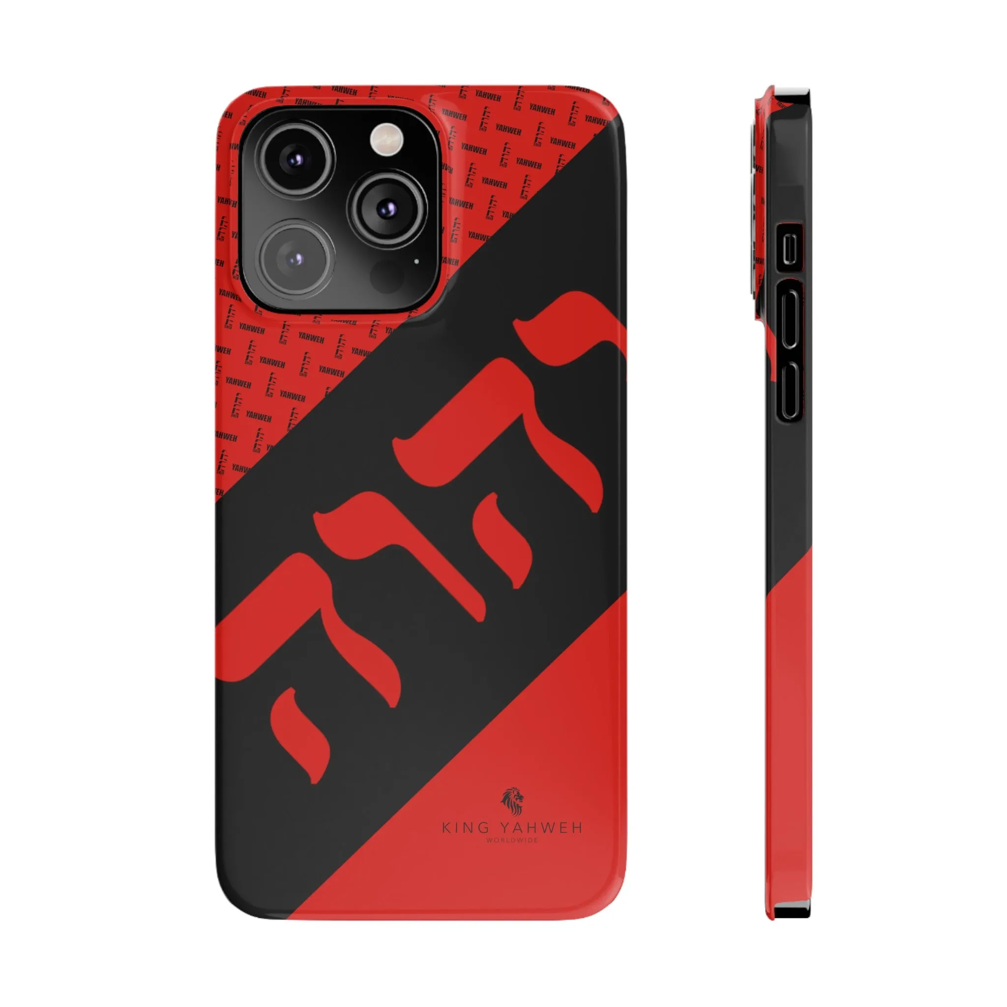 King YAHWEH Trend Keeper Slim Phone Case (Life Red)