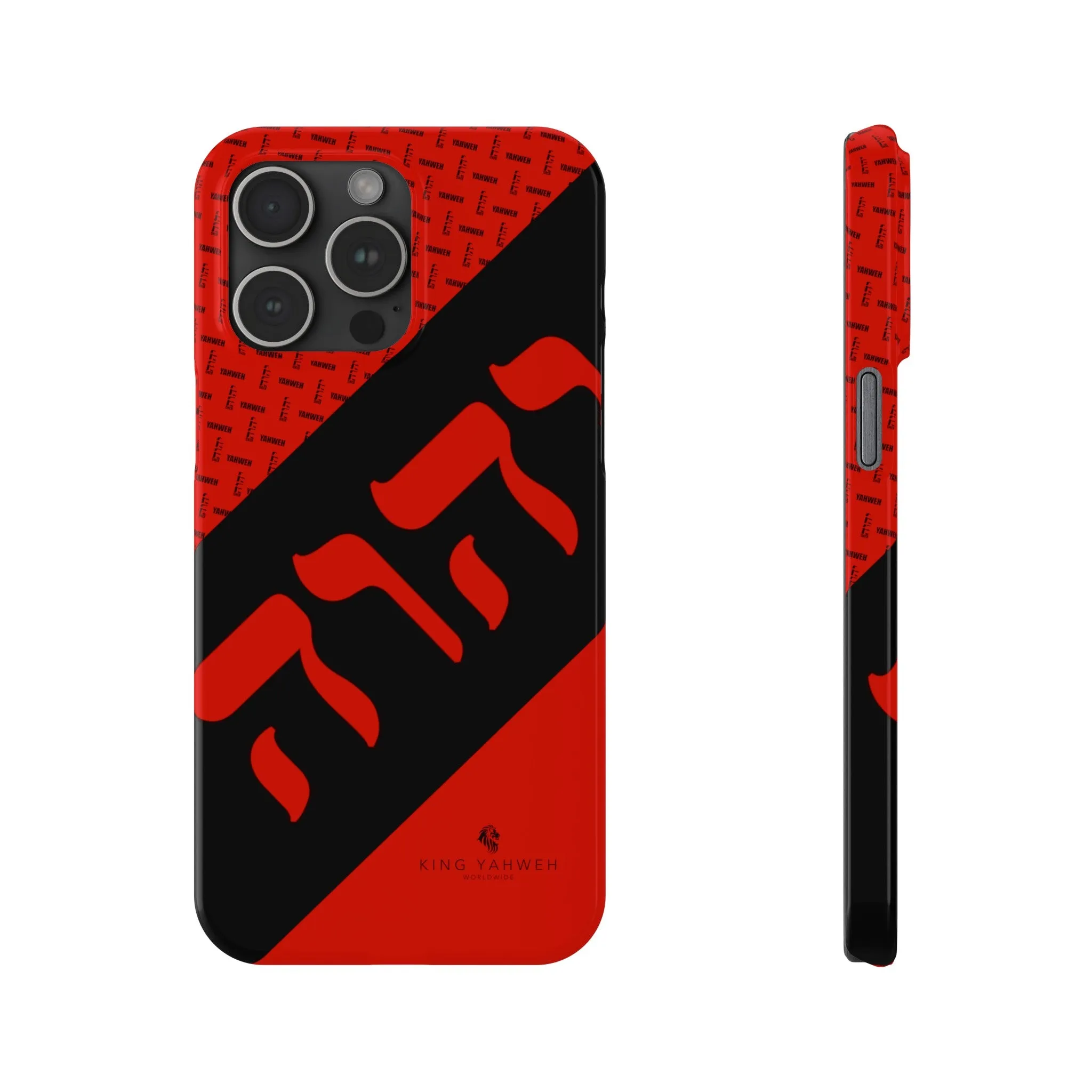 King YAHWEH Trend Keeper Slim Phone Case (Life Red)
