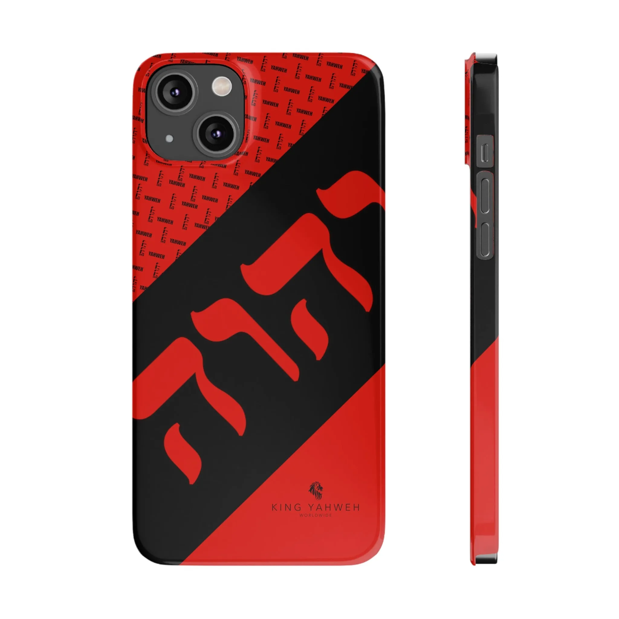 King YAHWEH Trend Keeper Slim Phone Case (Life Red)