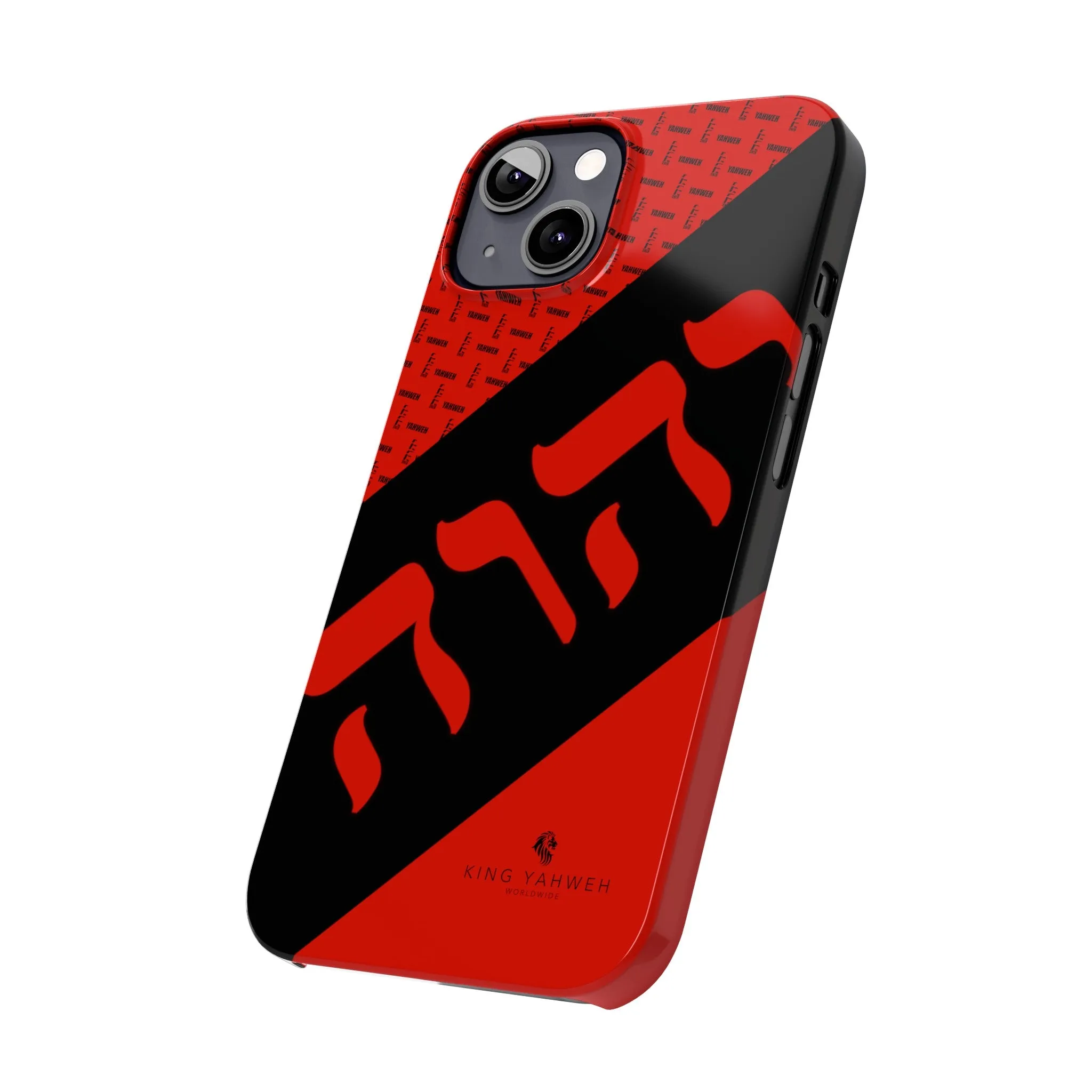 King YAHWEH Trend Keeper Slim Phone Case (Life Red)