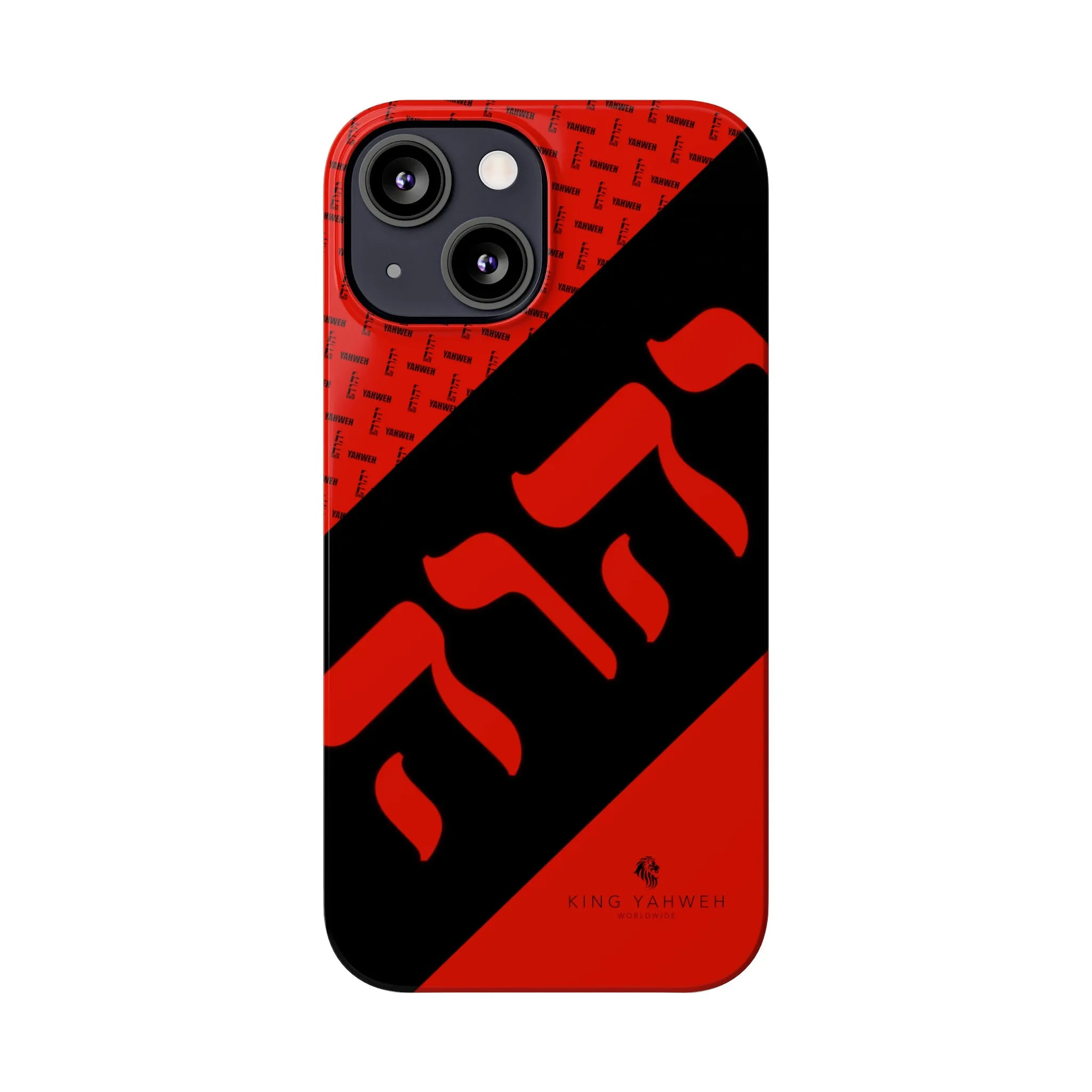 King YAHWEH Trend Keeper Slim Phone Case (Life Red)