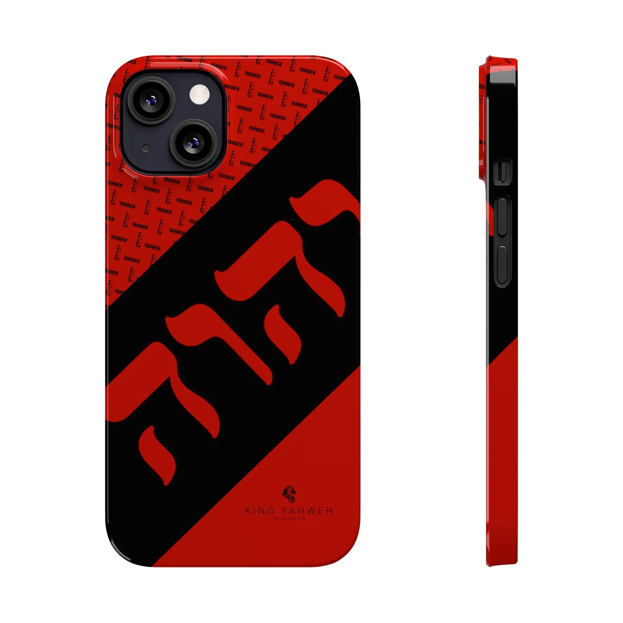 King YAHWEH Trend Keeper Slim Phone Case (Life Red)