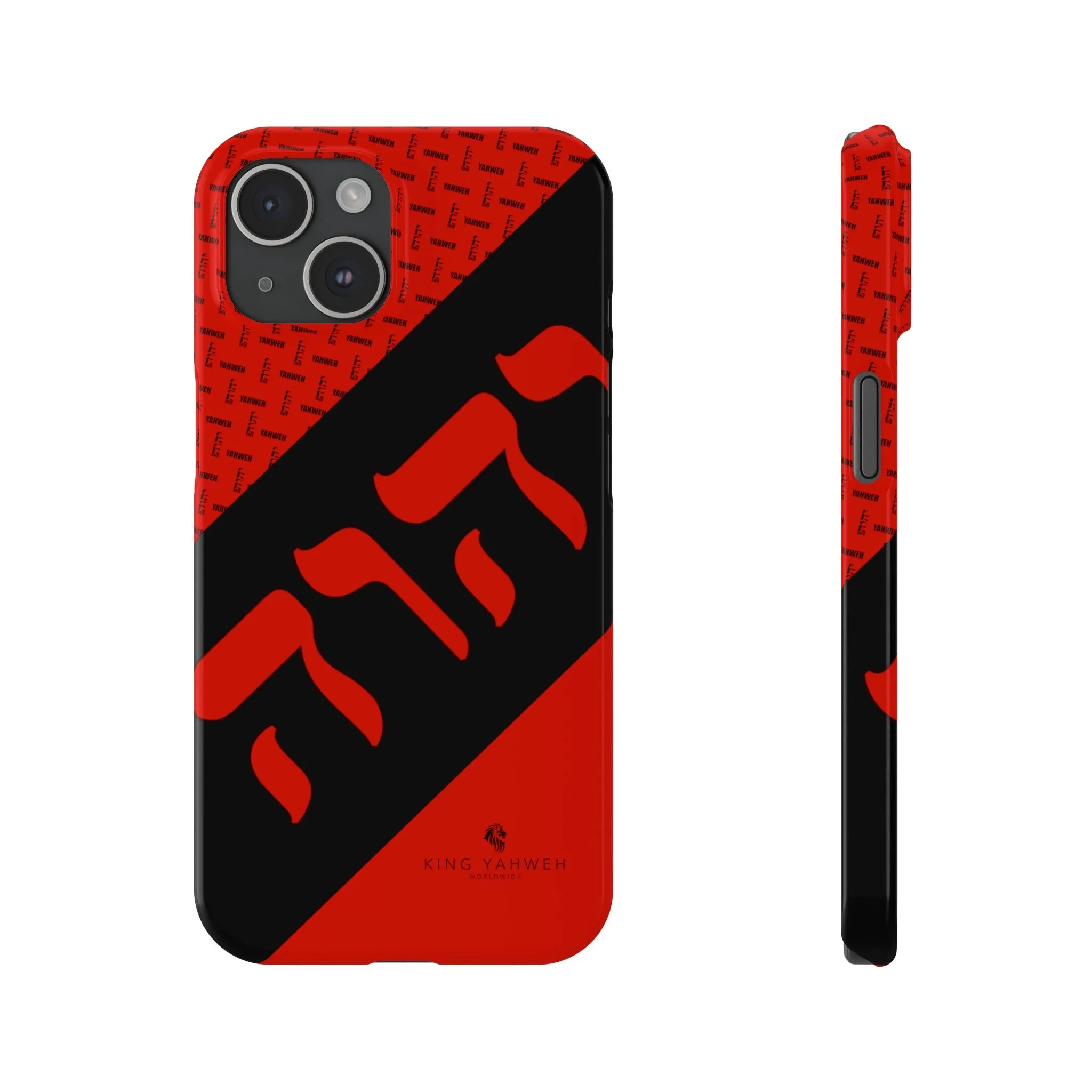 King YAHWEH Trend Keeper Slim Phone Case (Life Red)