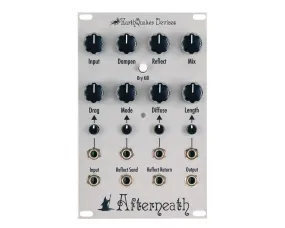 Limited Edition EarthQuaker Devices Afterneath Retrospective Enhanced Otherworldly Reverberator Eurorack Module - Silver