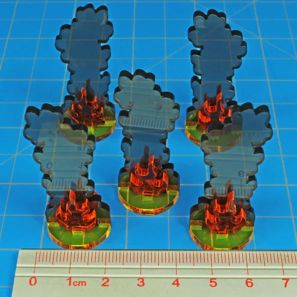 LITKO Flaming Wreckage Markers, Medium (5)