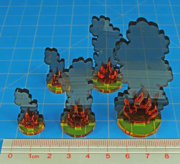 LITKO Flaming Wreckage Markers, Variety Set (5)