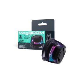 MagBOOM LED | MagSafe Magnetic Suction Portable Speaker   Phone Stand | 3 Watts