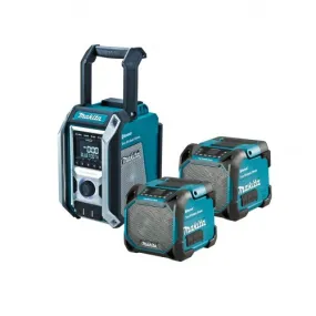 Makita DLX3139 3 Piece 18V/12V Cordless Bluetooth Jobsite Radio & Speakers Combo Kit