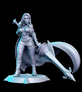 Melisentia Western RPG 3D Printed Miniature
