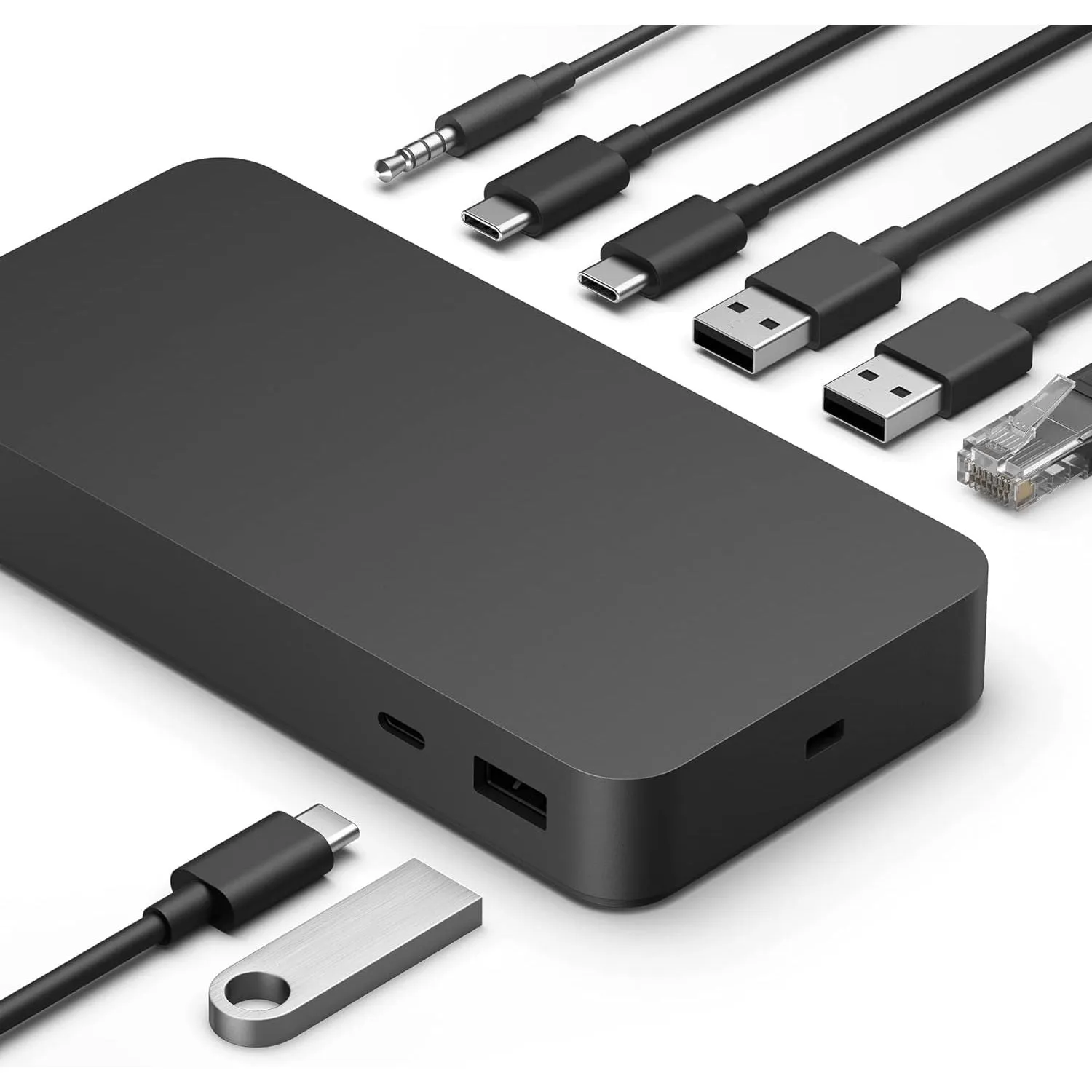 Microsoft Surface Dock 2 - 4x USB-C, 2x USB-A, Gigabit Ethernet, Audio Port