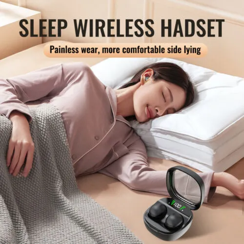 Mini Invisible Bluetooth Sleep Headphones TWS 5.3