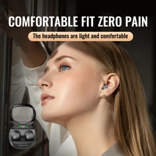 Mini Invisible Bluetooth Sleep Headphones TWS 5.3