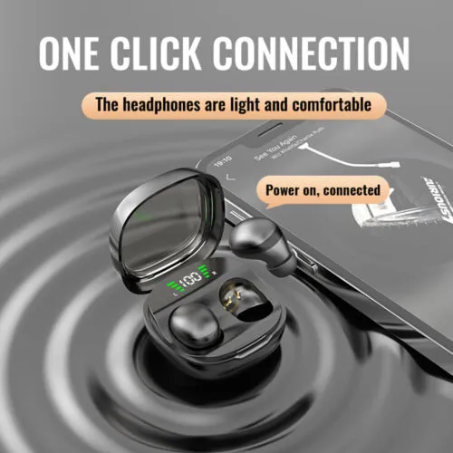 Mini Invisible Bluetooth Sleep Headphones TWS 5.3
