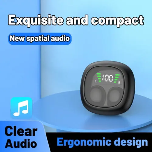 Mini Invisible Bluetooth Sleep Headphones TWS 5.3