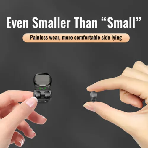 Mini Invisible Bluetooth Sleep Headphones TWS 5.3