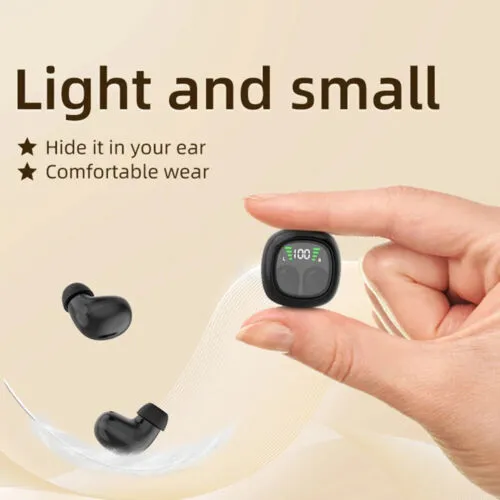 Mini Invisible Bluetooth Sleep Headphones TWS 5.3