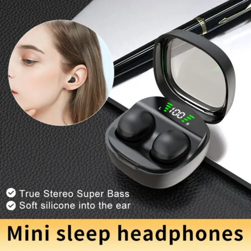 Mini Invisible Bluetooth Sleep Headphones TWS 5.3