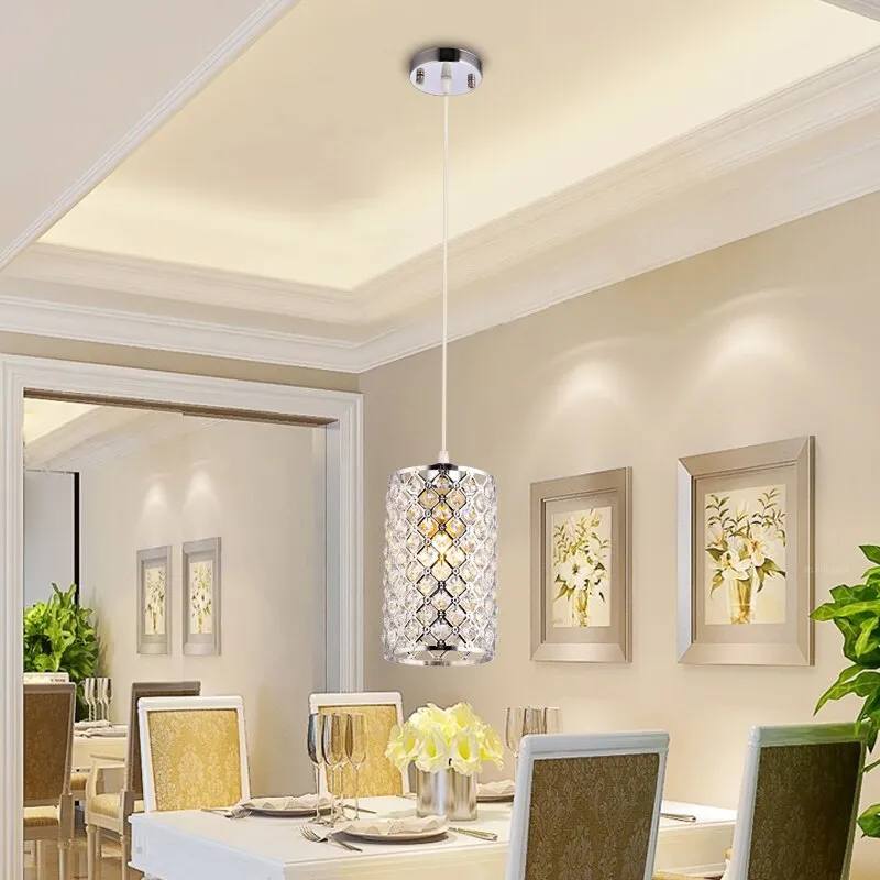 Modern luxury  Crystal Pendant Lights romantic bedroom living room LED Crystal Pendant Light