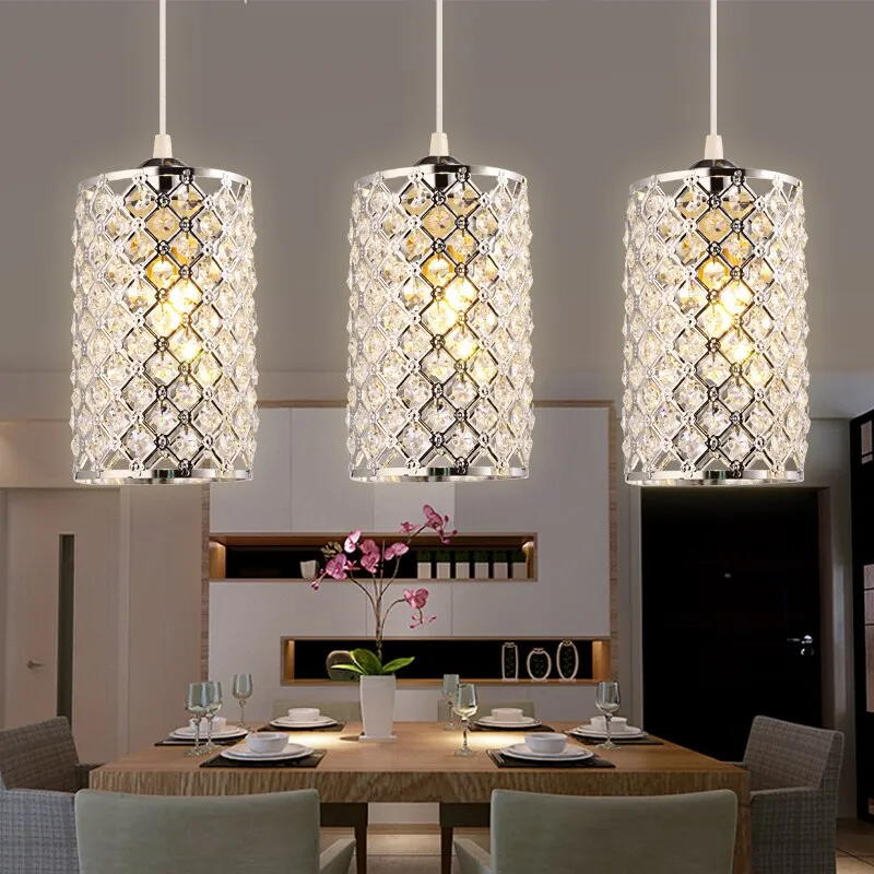 Modern luxury  Crystal Pendant Lights romantic bedroom living room LED Crystal Pendant Light