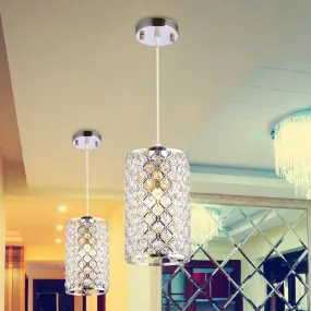 Modern luxury  Crystal Pendant Lights romantic bedroom living room LED Crystal Pendant Light