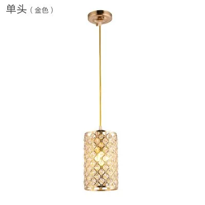 Modern luxury  Crystal Pendant Lights romantic bedroom living room LED Crystal Pendant Light