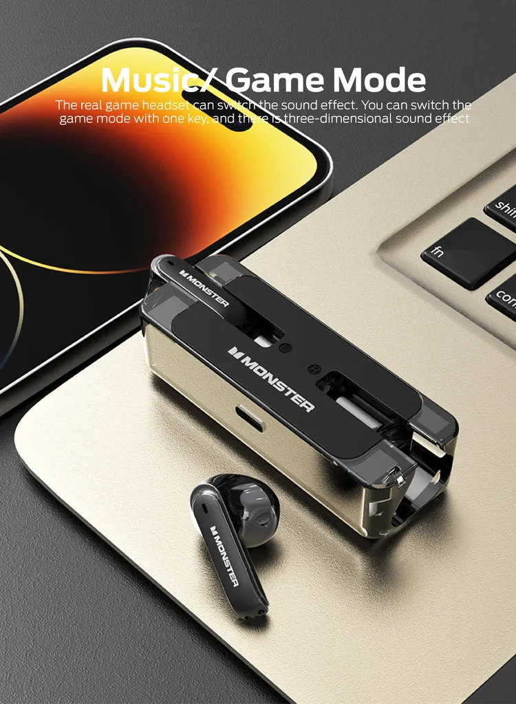 Monster Airmars Wireless Gaming Earphone  XKT08