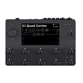 Neural Dsp Quad Cortex Quad-Core Digital Effects Modeler/Profiling Floorboard