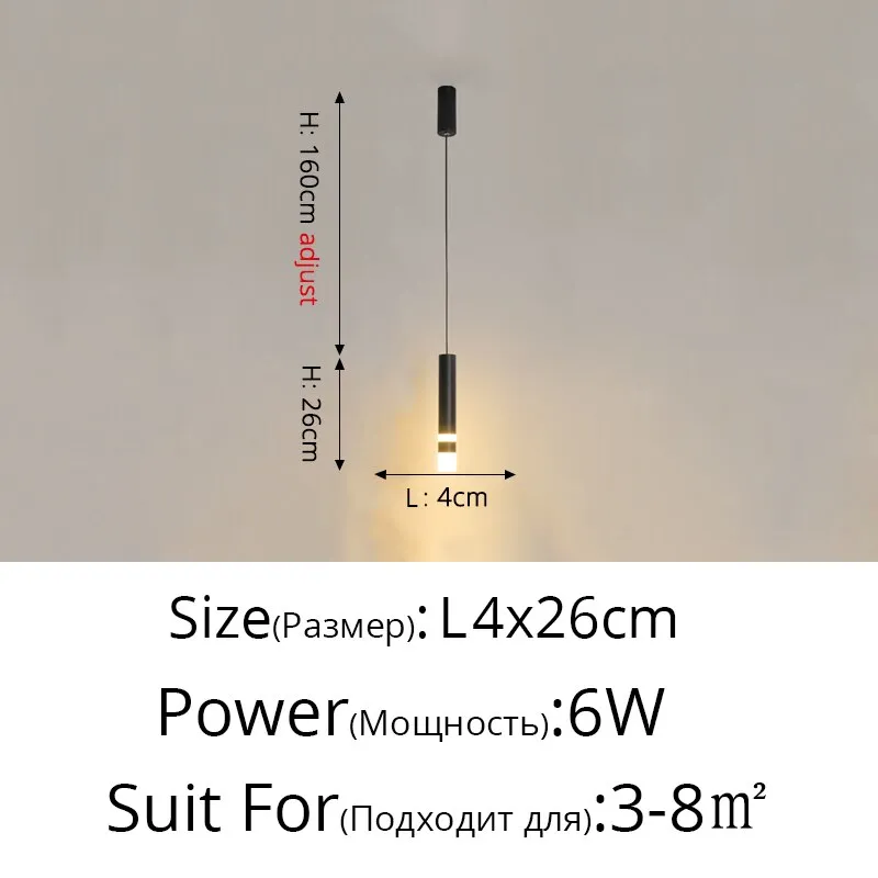 New Nordic Starry Pendant Light Modern Luxury Dining Room Lamp Creative Decorative Table Chandelier Strip Hanging Lighting 90 - 260V