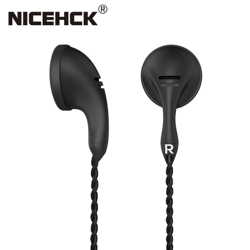 NiceHCK B40 Wired Earbuds 3.5mm HiFi PK Earphones Headset 14.8mm Dynamic Driver Unit Bass Headphone Music Wire Headset for Gaming/Travel/iPhone/Android/PC
