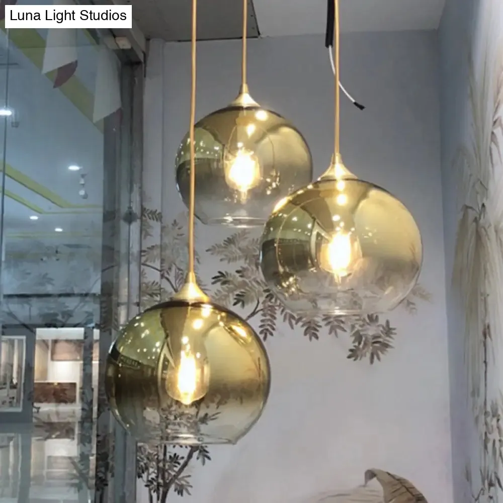 Nordic Spherical Dining Room Hanging Light