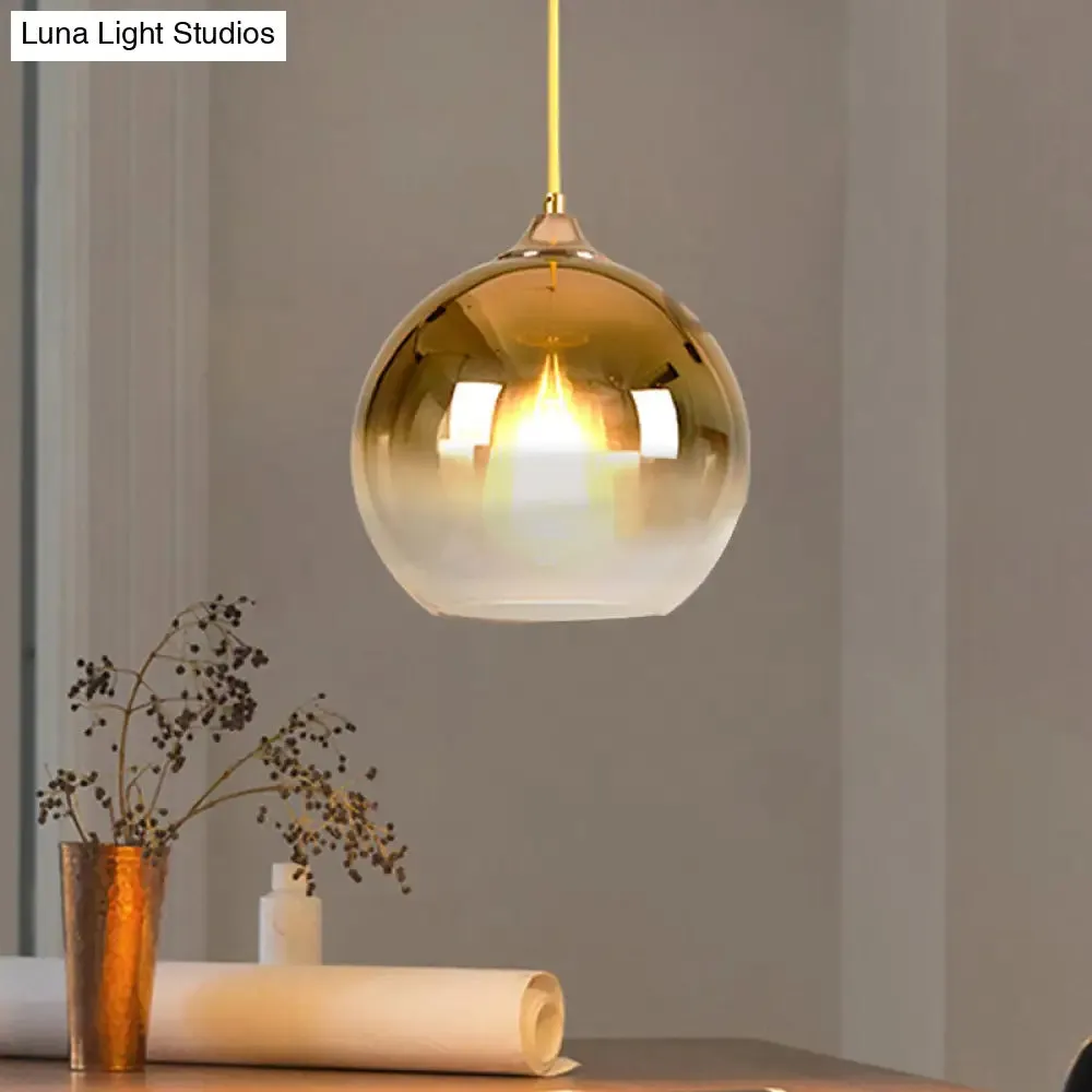 Nordic Spherical Dining Room Hanging Light