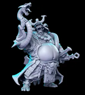 Oni General Lost Oni Warriors RPG 3D Printed Miniature