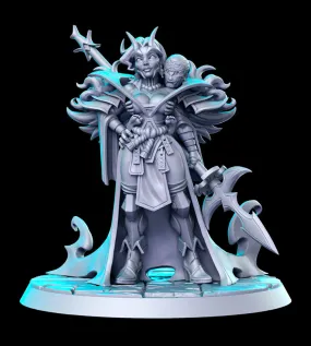 Oni Sorceress Lost Oni Warriors RPG 3D Printed Miniature