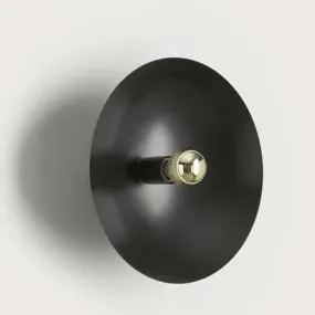 Outlet Cropi wall light - Matt black, large