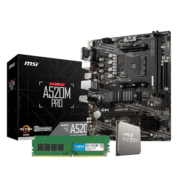 PCBuilder AMD Ryzen 5 PRO 4650G LEVEL UP Core Upgrade Kit